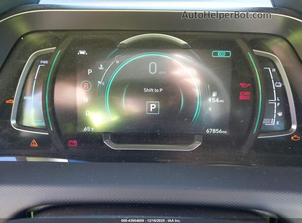 KMHC05LC9MU255191 2021 HYUNDAI IONIQ HYBRID Черный Вид задних сидений