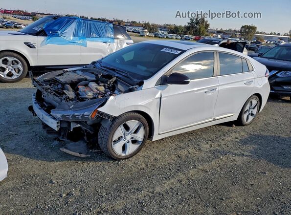 KMHC05LC9MU261069 2021 HYUNDAI IONIQ White Передня ліва чверть