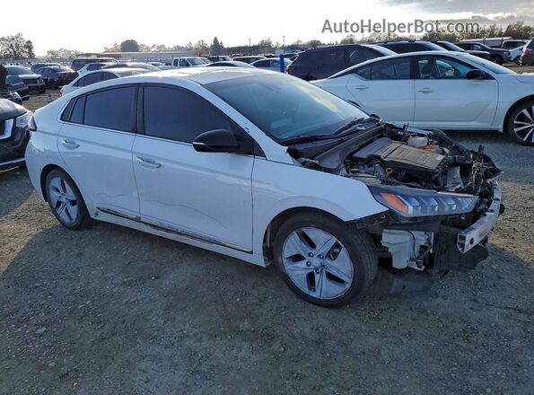 KMHC05LC9MU261069 2021 HYUNDAI IONIQ White Передня права чверть