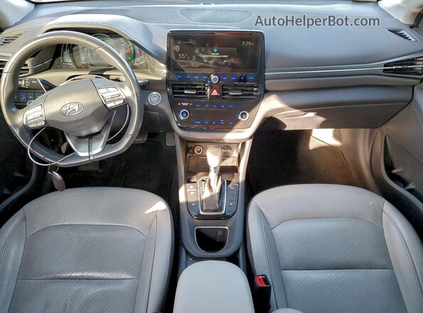 KMHC05LC9MU261069 2021 HYUNDAI IONIQ White Вид панелі приладів