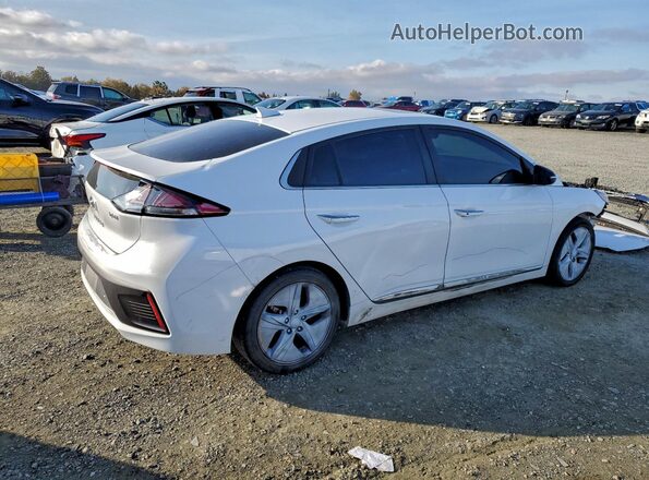 KMHC05LC9MU261069 2021 HYUNDAI IONIQ White Задня права чверть