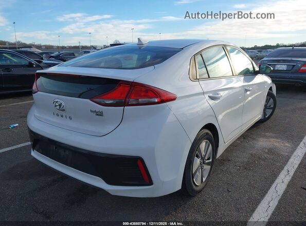 KMHC65LC1JU087220 2018 HYUNDAI IONIQ HYBRID Белый Задняя правая четверть