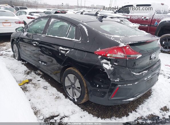 KMHC65LC1KU179204 2019 HYUNDAI IONIQ HYBRID Черный Задняя левая четверть