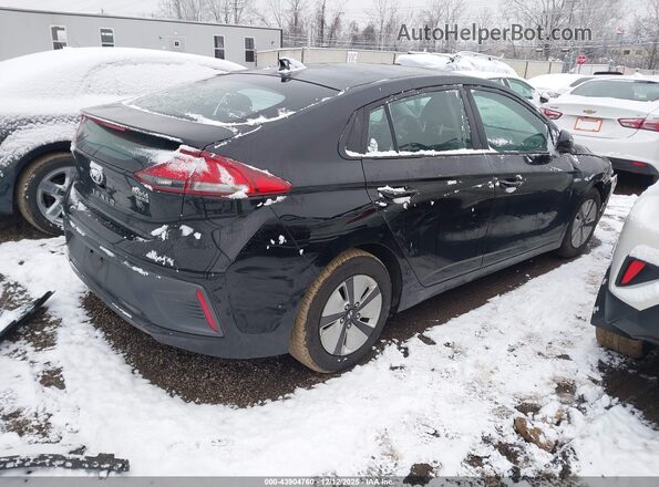 KMHC65LC1KU179204 2019 HYUNDAI IONIQ HYBRID Черный Задняя правая четверть