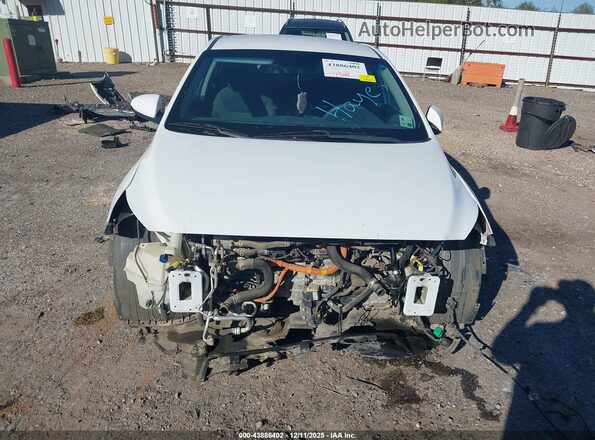 KMHC65LC4JU103863 2018 HYUNDAI IONIQ HYBRID White უკანა სალონის ხედი