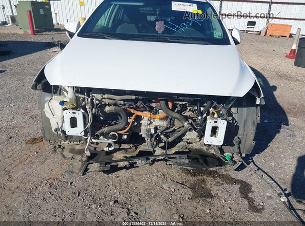 KMHC65LC4JU103863 2018 HYUNDAI IONIQ HYBRID White წინა ხედი
