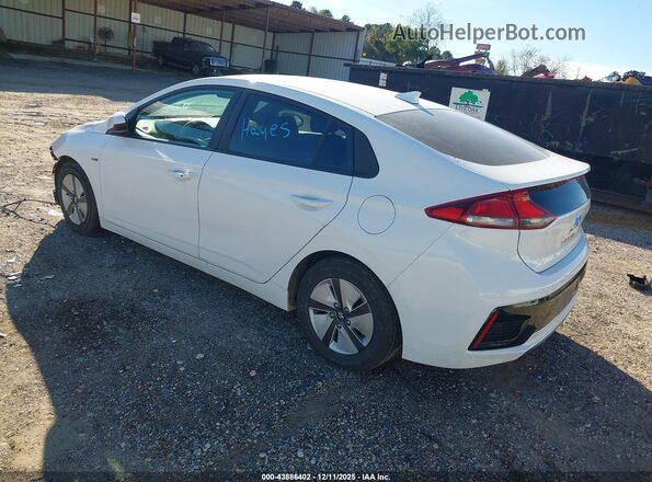 KMHC65LC4JU103863 2018 HYUNDAI IONIQ HYBRID White უკანა მარცხენა