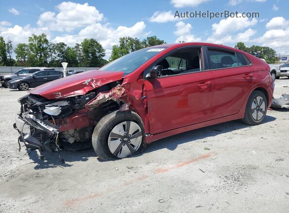 KMHC65LC4KU178595 2019 HYUNDAI IONIQ Бордовый Передняя левая четверть