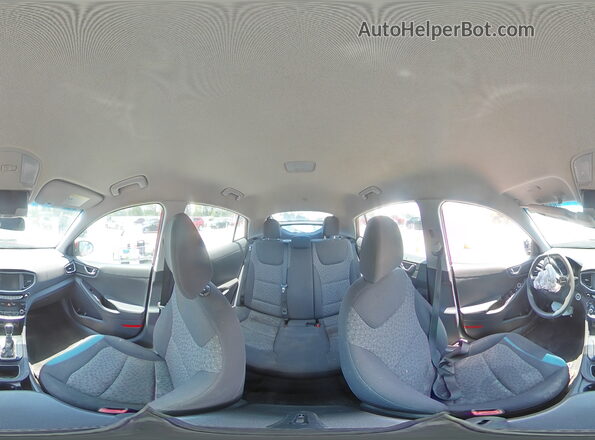 KMHC65LC4KU178595 2019 HYUNDAI IONIQ Бордовый Панорамный вид салона 360°