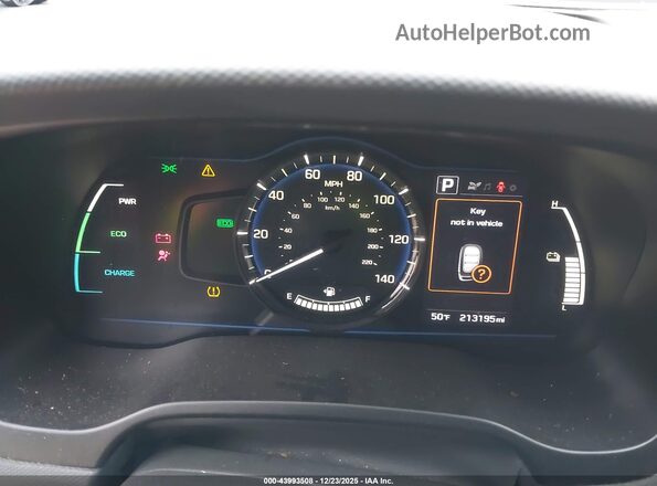 KMHC65LC5KU171526 2019 HYUNDAI IONIQ HYBRID Синий Вид задних сидений