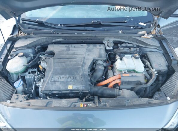 KMHC65LC6HU056023 2017 HYUNDAI IONIQ HYBRID Серый Вид сзади