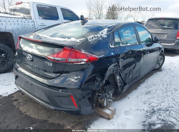 KMHC65LC6JU099721 2018 HYUNDAI IONIQ HYBRID Черный Задняя правая четверть