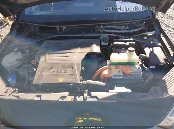 KMHC65LC7LU227404 2020 HYUNDAI IONIQ HYBRID Black Вид ззаду