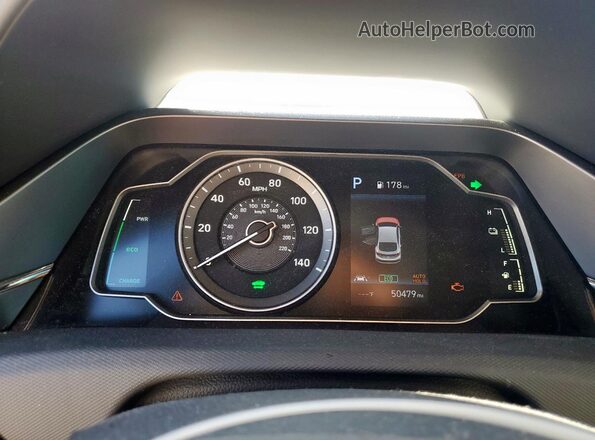 KMHC65LC7NU279778 2022 HYUNDAI IONIQ Gray Սարքավորումների վահանակի տեսք
