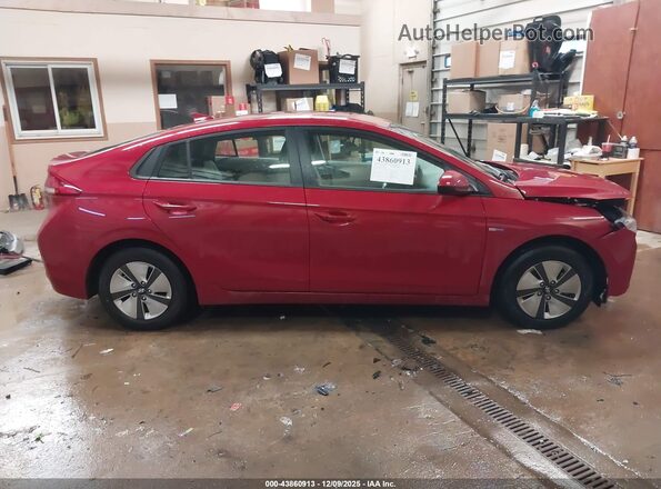KMHC65LC8LU215598 2020 HYUNDAI IONIQ HYBRID Red Rear interior view