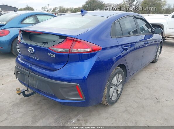 KMHC65LC8MU252748 2021 HYUNDAI IONIQ HYBRID Blue Trasero derecho
