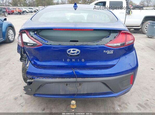 KMHC65LC8MU252748 2021 HYUNDAI IONIQ HYBRID Blue 