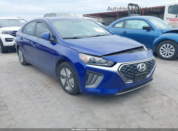 KMHC65LC8MU252748 2021 HYUNDAI IONIQ HYBRID Blue Delantero derecho
