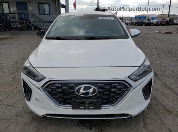 KMHC65LC9NU275361 2022 HYUNDAI IONIQ White Vista frontal