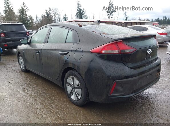 KMHC65LCXKU167889 2019 HYUNDAI IONIQ HYBRID Black Tył lewy