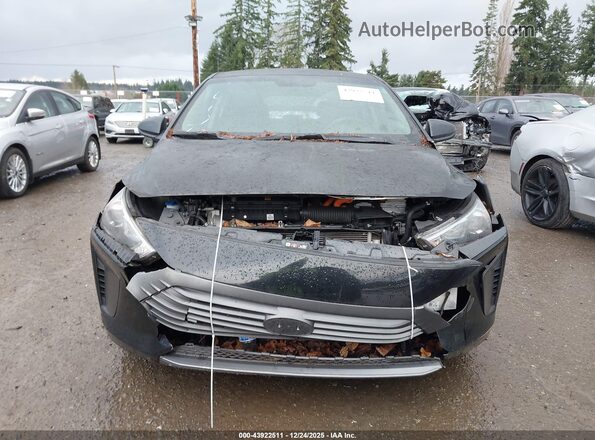 KMHC65LCXKU167889 2019 HYUNDAI IONIQ HYBRID Black Widok zestawu wskaźników