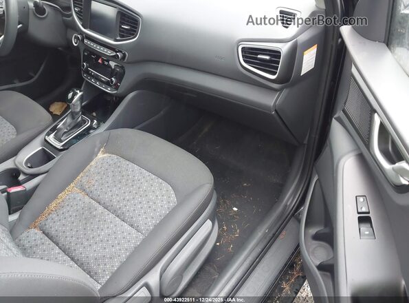 KMHC65LCXKU167889 2019 HYUNDAI IONIQ HYBRID Black Widok wnętrza z przodu