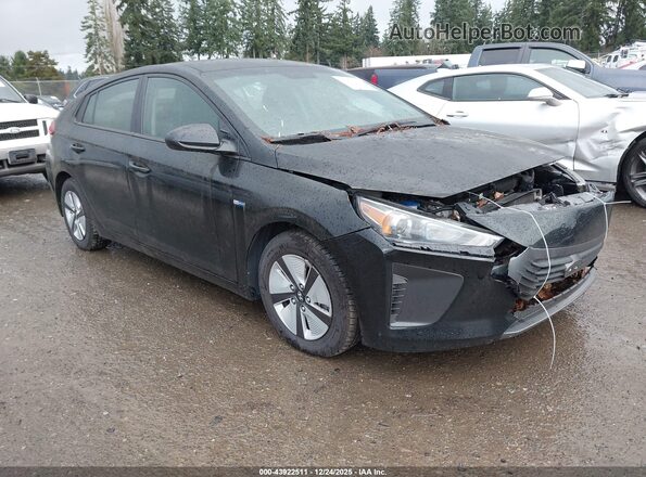 KMHC65LCXKU167889 2019 HYUNDAI IONIQ HYBRID Black Przód prawy