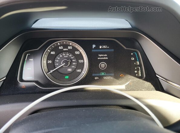KMHC65LD2MU251541 2021 HYUNDAI IONIQ Синий Вид щитка приборов