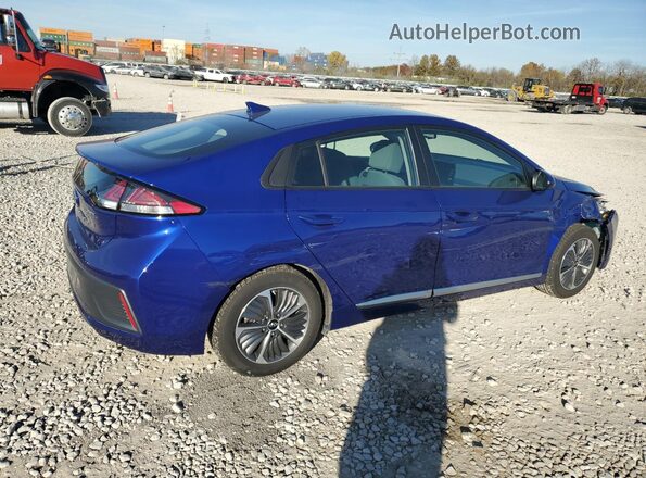 KMHC65LD2MU251541 2021 HYUNDAI IONIQ Синий Задняя правая четверть