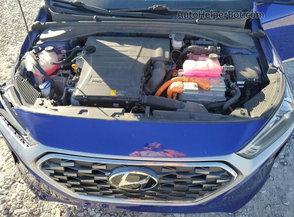 KMHC65LD2MU251541 2021 HYUNDAI IONIQ Синий Вид задней части салона