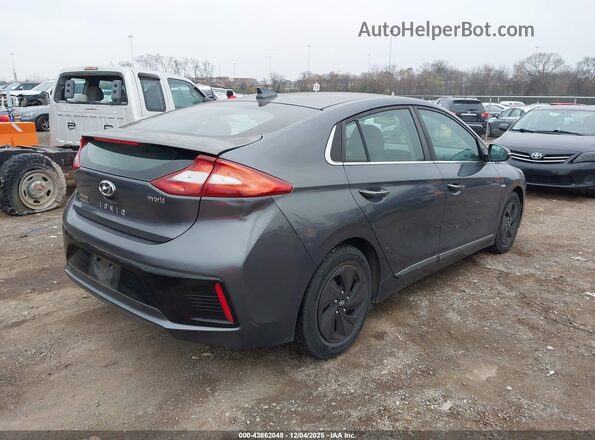 KMHC75LC0HU035357 2017 HYUNDAI IONIQ HYBRID Серый Задняя правая четверть
