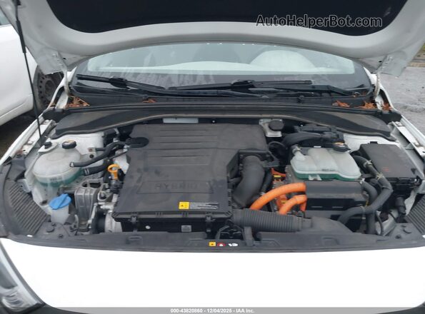 KMHC75LC0HU035634 2017 HYUNDAI IONIQ HYBRID Белый Вид сзади