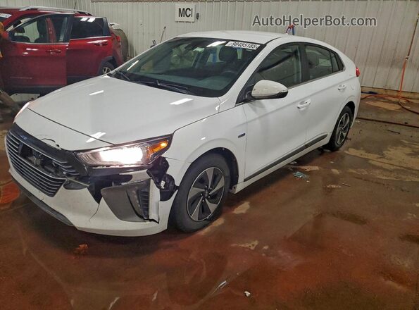 KMHC75LC0KU111148 2019 HYUNDAI IONIQ White Vista tres cuartos delantera izquierda