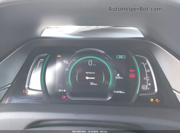 KMHC75LC1LU215990 2020 HYUNDAI IONIQ HYBRID Белый Вид задних сидений