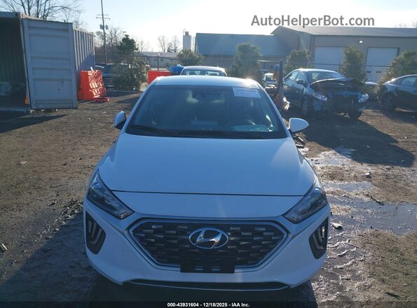 KMHC75LC1LU215990 2020 HYUNDAI IONIQ HYBRID Белый Вид спереди