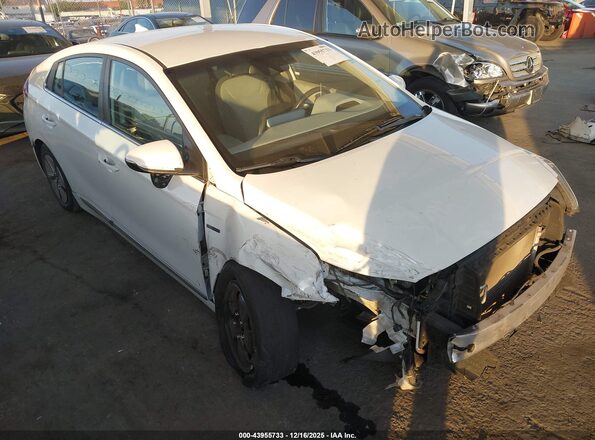 KMHC75LC1LU231395 2020 HYUNDAI IONIQ HYBRID White წინა მარჯვენა