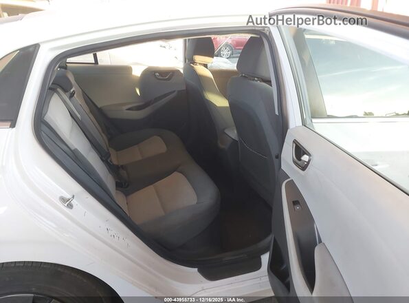 KMHC75LC1LU231395 2020 HYUNDAI IONIQ HYBRID White VIN კოდის სტიკერის ხედი