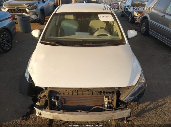 KMHC75LC1LU231395 2020 HYUNDAI IONIQ HYBRID White უკანა სალონის ხედი