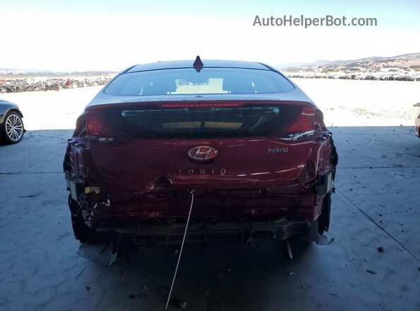 KMHC75LC1NU275870 2022 HYUNDAI IONIQ Красный Вид сзади