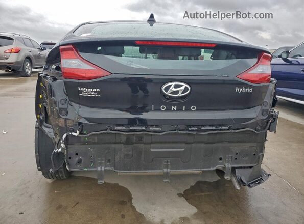KMHC75LC2JU061870 2018 HYUNDAI IONIQ Black Widok z tyłu