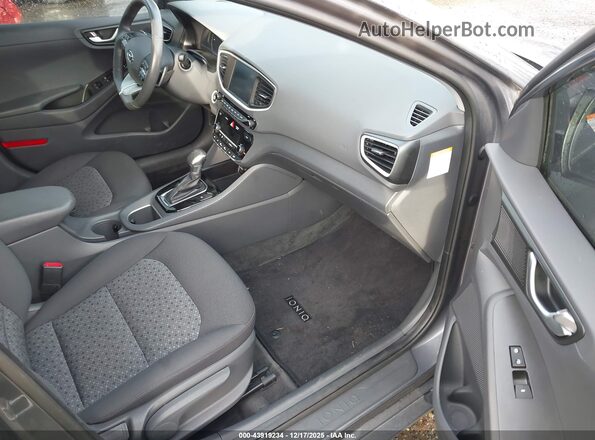 KMHC75LC2KU114696 2019 HYUNDAI IONIQ HYBRID Серый Вид салона спереди