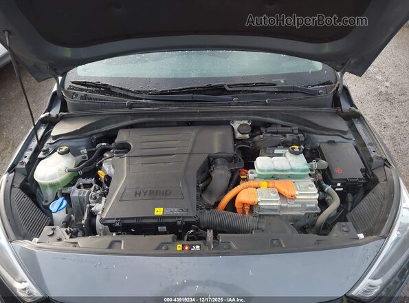 KMHC75LC2KU114696 2019 HYUNDAI IONIQ HYBRID Серый Вид сзади