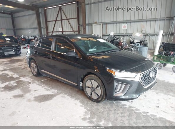 KMHC75LC6NU281440 2022 HYUNDAI IONIQ HYBRID Черный Передняя правая четверть