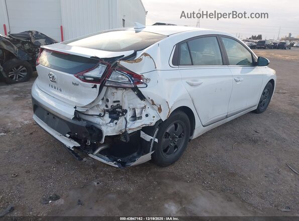KMHC75LC8NU273484 2022 HYUNDAI IONIQ HYBRID White უკანა მარჯვენა