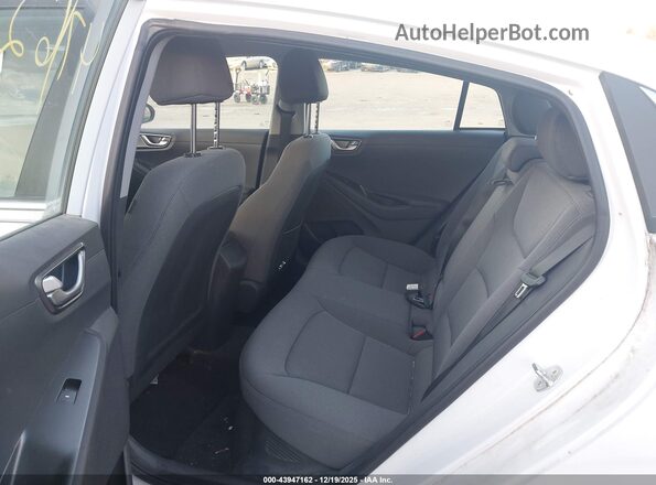KMHC75LC8NU273484 2022 HYUNDAI IONIQ HYBRID White VIN კოდის სტიკერის ხედი