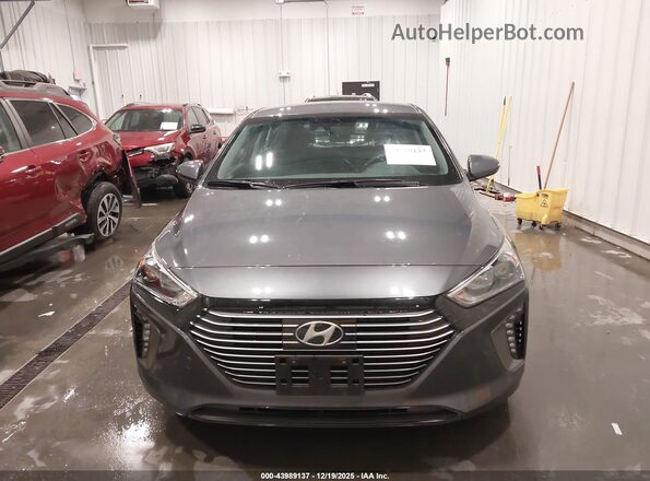 KMHC75LC9HU056417 2017 HYUNDAI IONIQ HYBRID Серый Вид щитка приборов