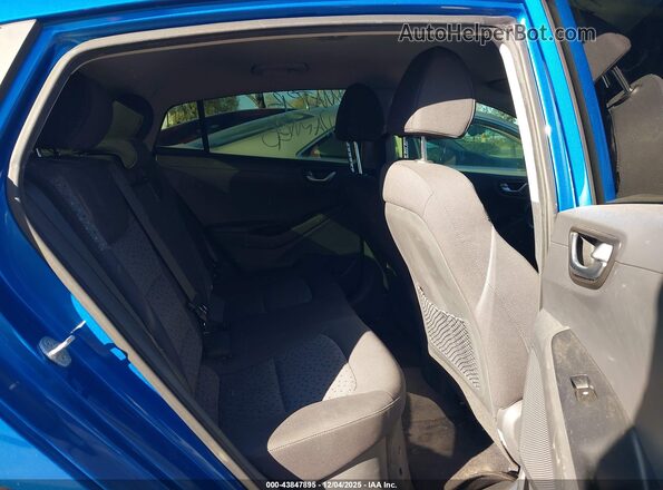 KMHC75LCXJU072079 2018 HYUNDAI IONIQ HYBRID Blue Вид наклейки з VIN-кодом