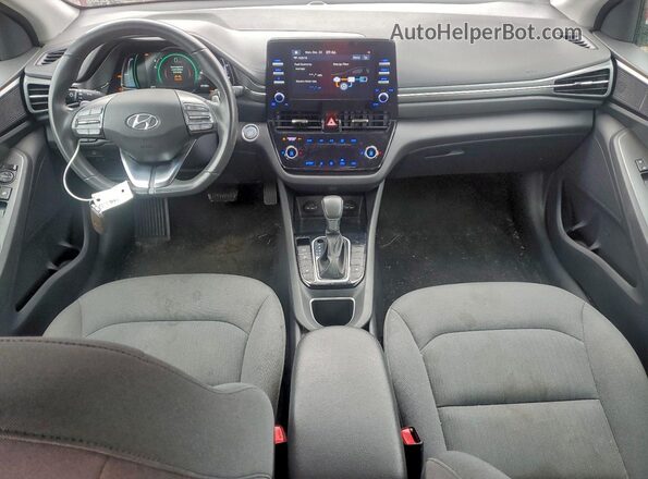 KMHC75LCXMU255695 2021 HYUNDAI IONIQ Red Вид панелі приладів