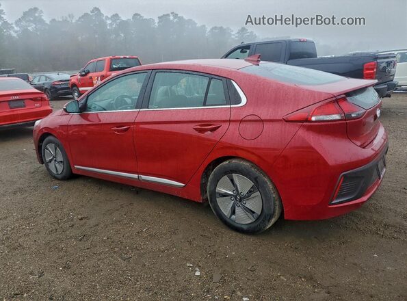 KMHC75LCXMU255695 2021 HYUNDAI IONIQ Red Задня ліва чверть