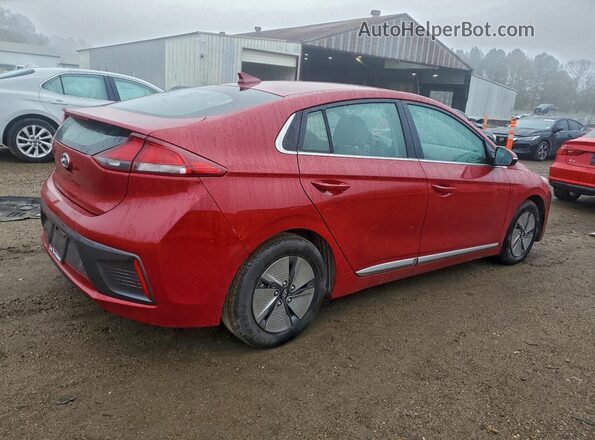 KMHC75LCXMU255695 2021 HYUNDAI IONIQ Red Задня права чверть